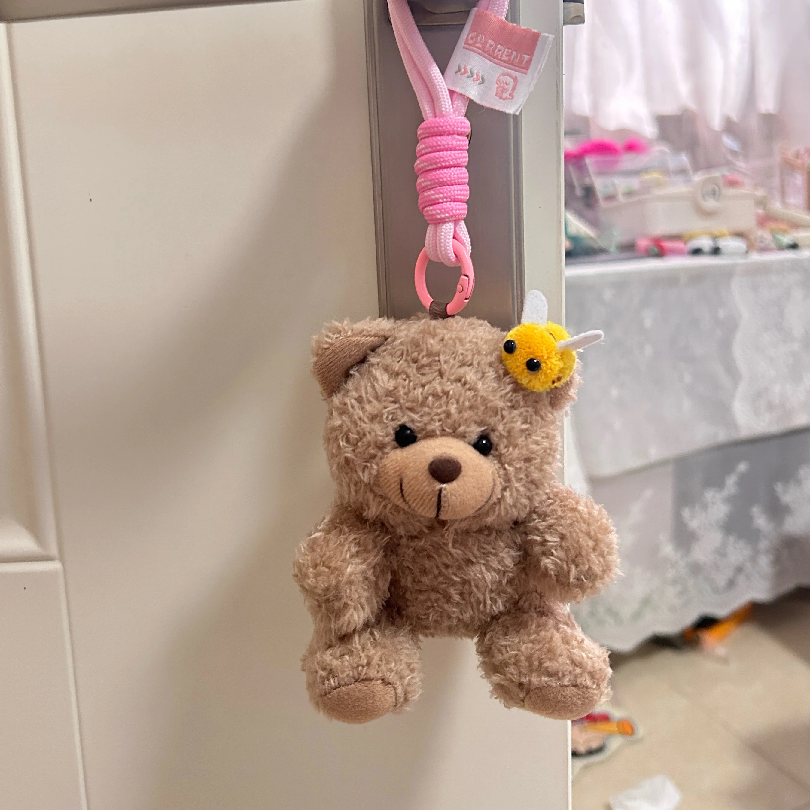 Милый медведь плюшевая подвеска ручной работы сумка украшения мультяшная