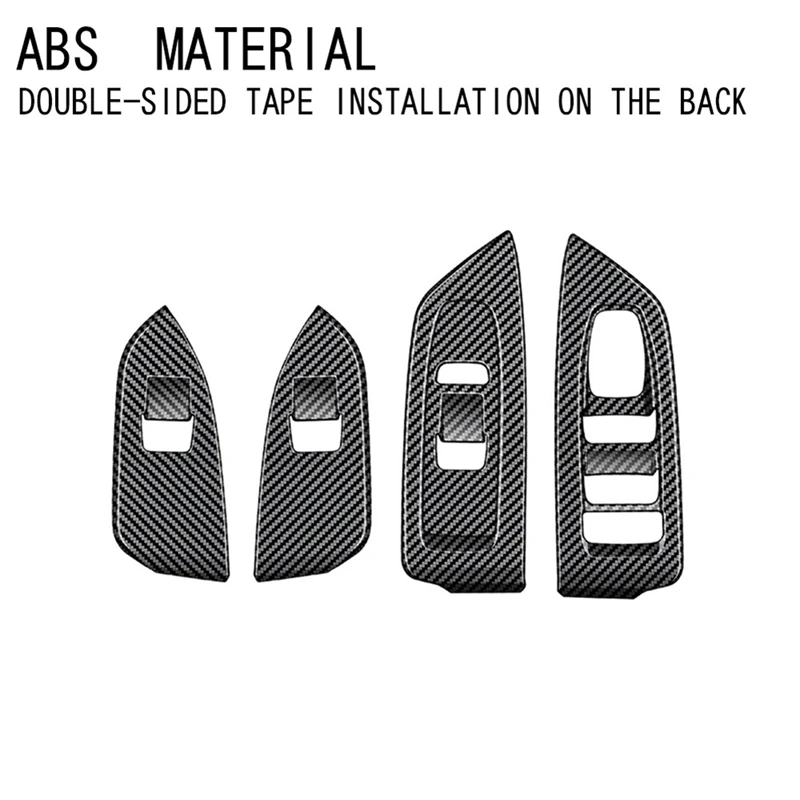 Car Window Switch Lift Panel Tirm Door Armrests Sticker For Subaru Forester 2025