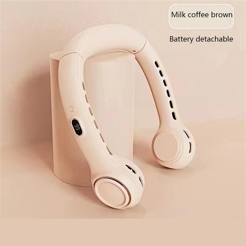 

Кулер на шею, удобный переносной надежный охлаждающий мини-вентилятор с зарядкой от Usb, без лопастей, регулируемый, бесшумный