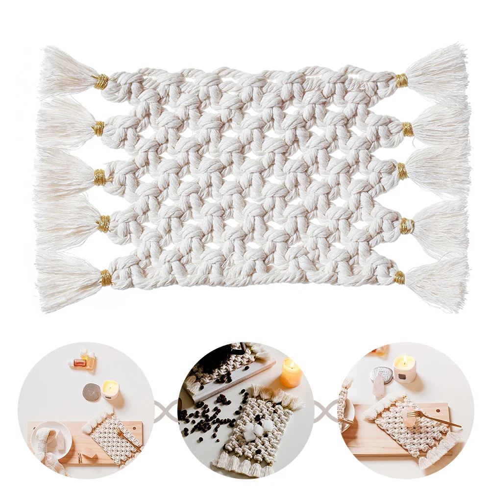 

Woven Cup Cushion Cup Mat Tabletop Pot Mat