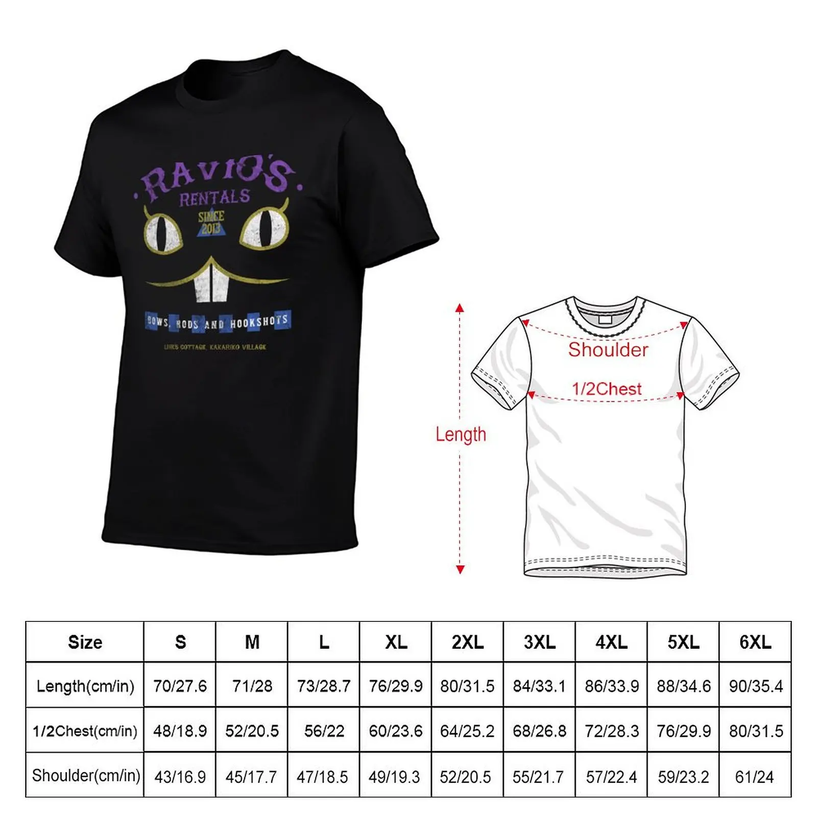 Футболка Ravio's Rentals большого размера с короткими рукавами (art.: 3920dbeb2c227) - 3920dbeb2c227