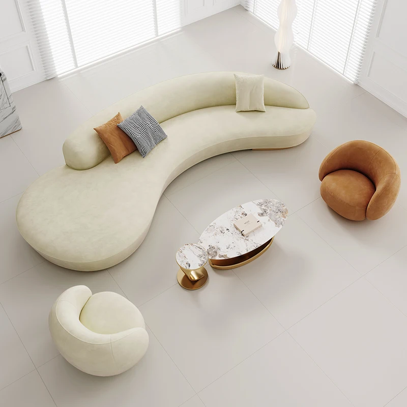 Скандинавский Эластичный Деревянный расслабляющий диван-кровать бархатный