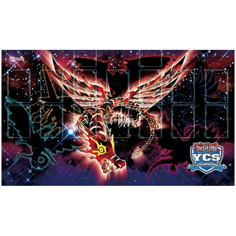 Фото 5DS/ Duel Link Dragon The Duel Dragon/Crimson Dragon Yu-Gi-Oh! Одиночный игровой коврик 60x35 см, резиновый коврик для домашней вечеринки, настольный игровой коврик, игрушки, подарки №5