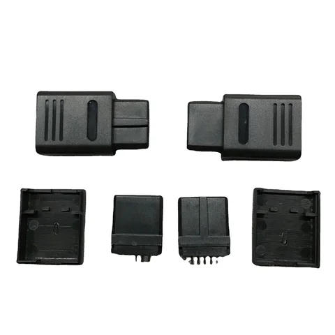 Интерфейс для ремонта с черной пластиковой крышкой для многопортового разъема N64 NGC SNES Штекерный разъем AV