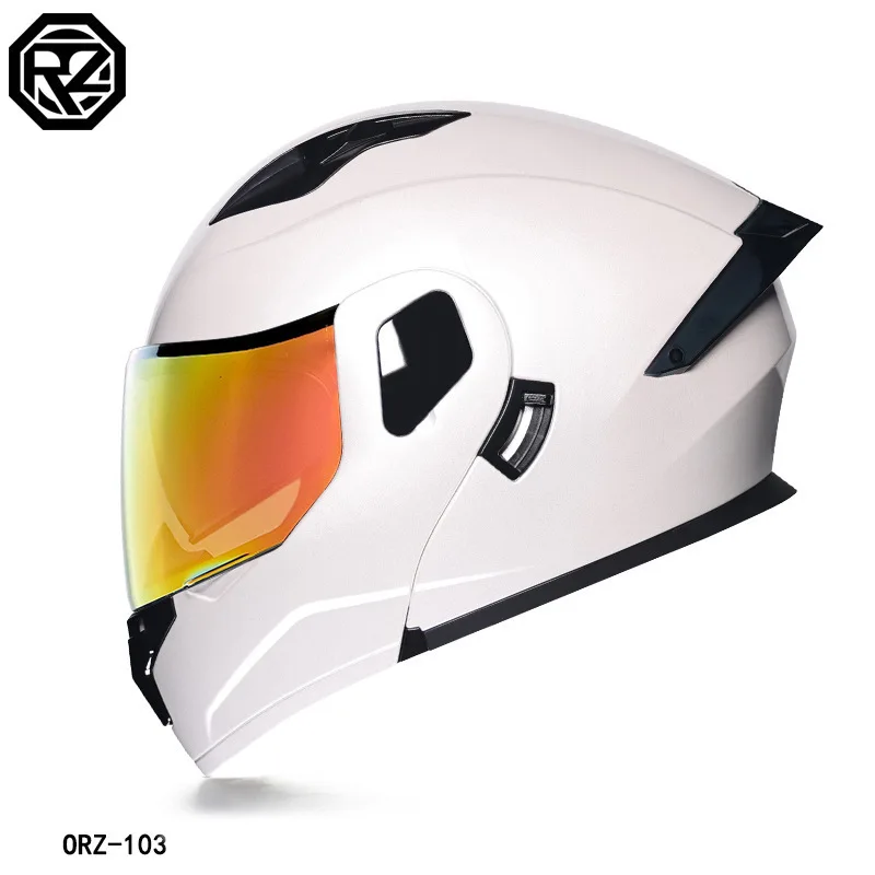 Мужской и женский четырехсезонный шлем с двумя линзами на все лицо Orz новый для