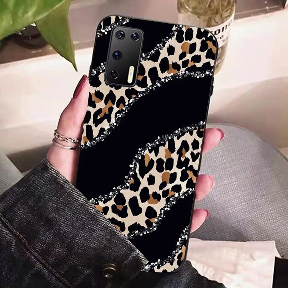 Модный чехол для телефона с леопардовым принтом Huawei P 8 9 10 20 30 40 50 Pro Lite Psmart Honor lite 70