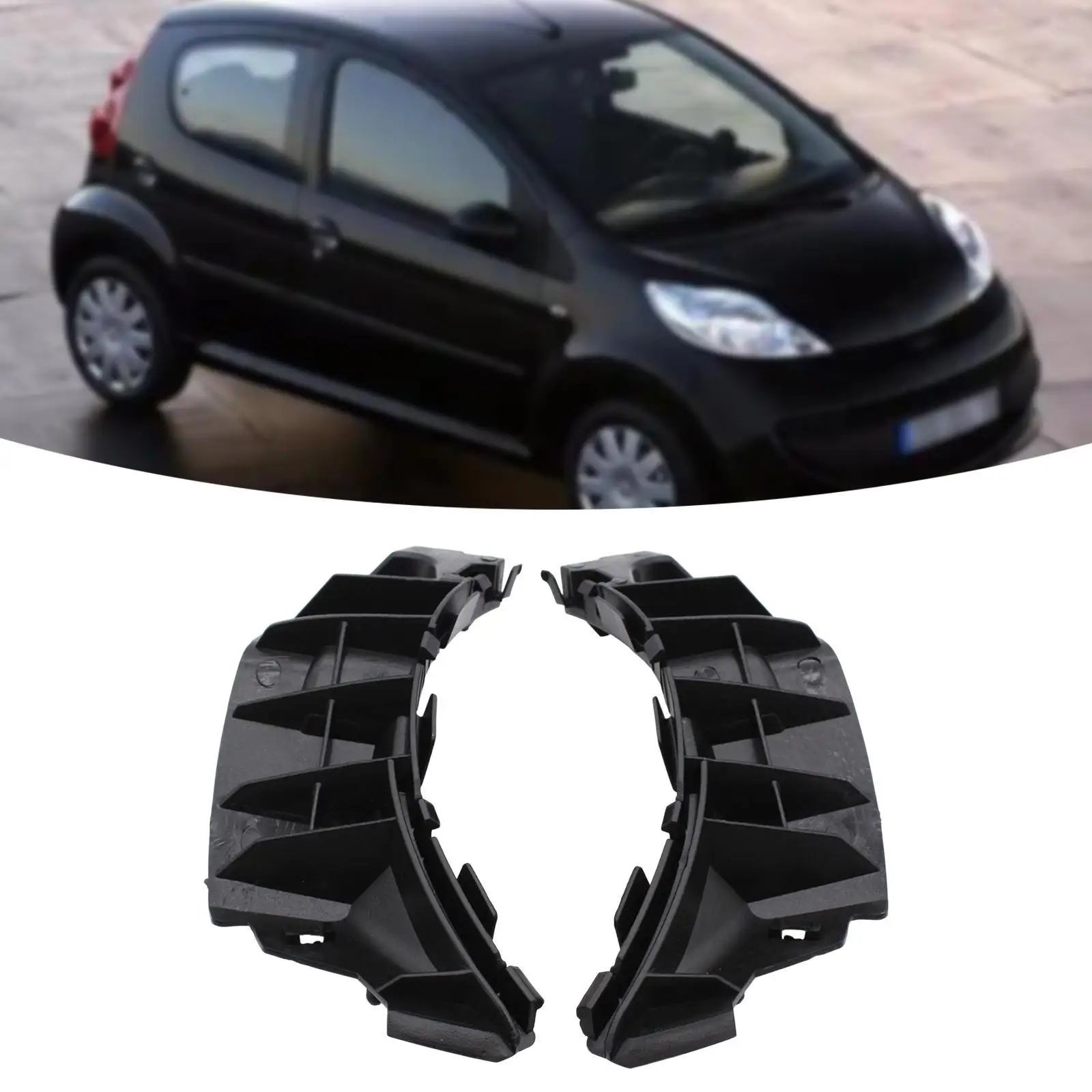 

Комплект кронштейнов переднего бампера для Peugeot 107 2005-2014 гг