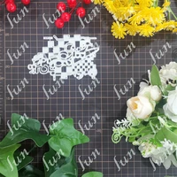 arrival new 2022 checkered figures metal cutting dies diy greeting card handmade work scrapbooking diary decor embossing stencil