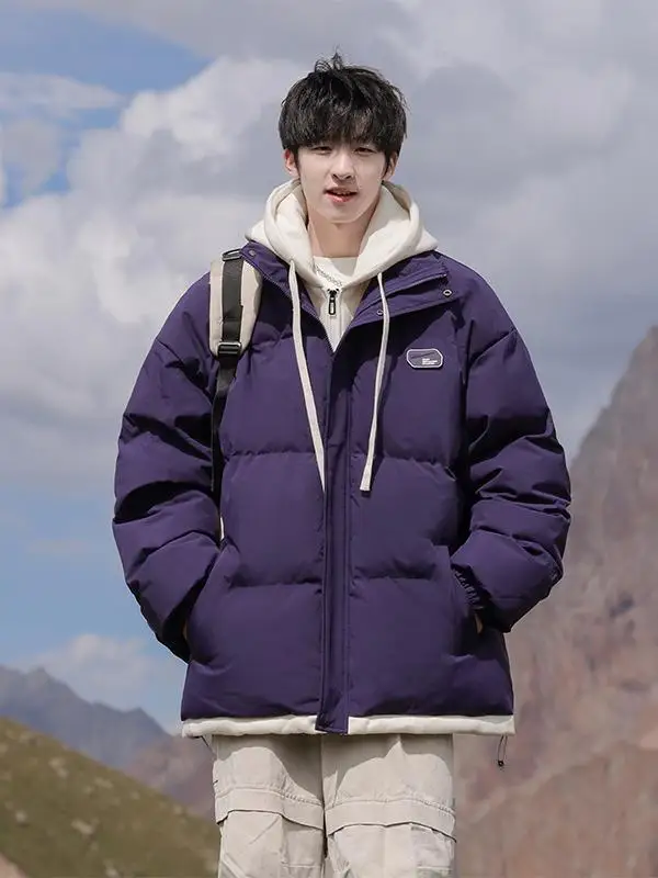 Notarts2024 Новая зимняя мужская одежда. Простая и универсальная свободная теплая