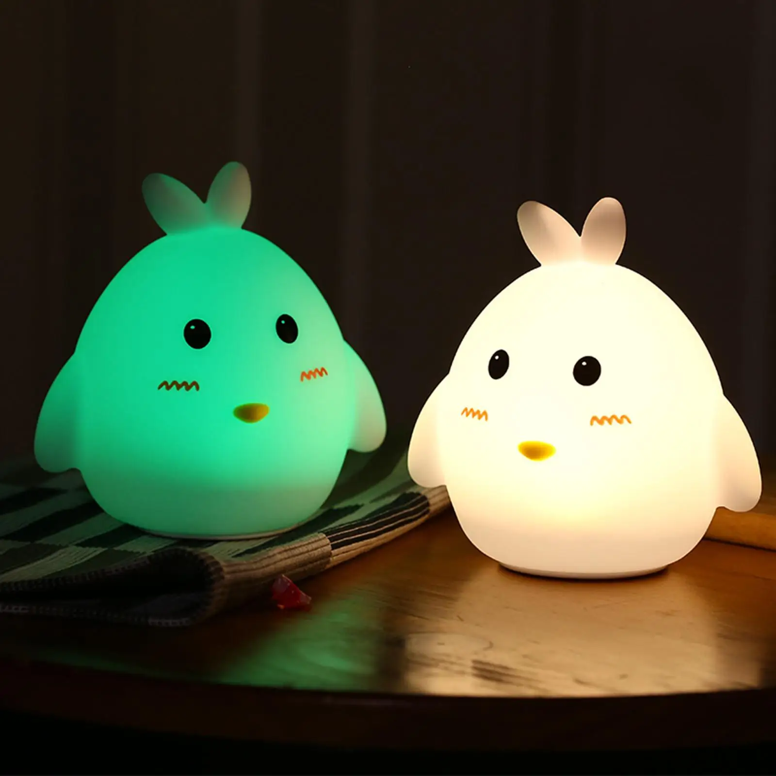 

Silicone LED Night light Chicken Lights for Bedside Kids Bedroom Decorations