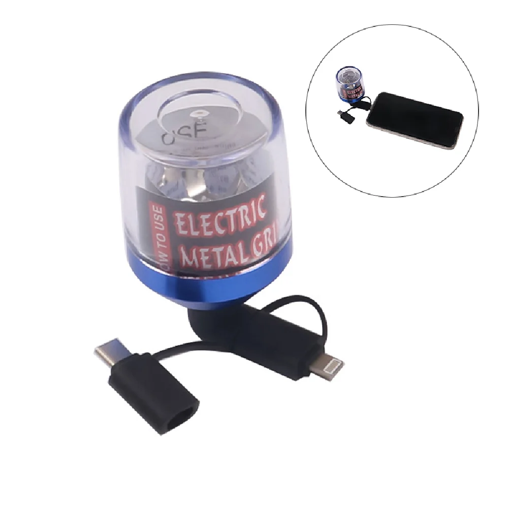 

USB Electric Grinder Tobacco Shredder Mobile Phone Port Power Herb Grinder Fast Breaker Cigarette Accessories