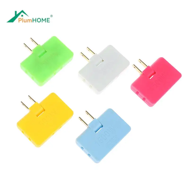 

3 Colors Multi plug Mini Slim Wireless Outlet Adapter Rotatable Socket Converter 180 Degree Extension Plug