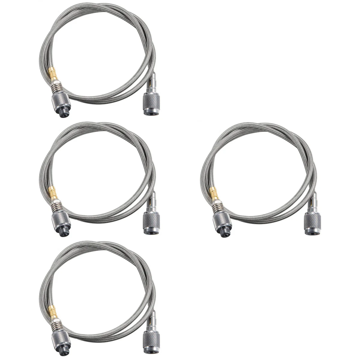 

4 пропановый шланг для пикника на открытом воздухе, удлинитель пропанового шланга, плетеный пропановый соединитель, газовый гриль, быстрое ...