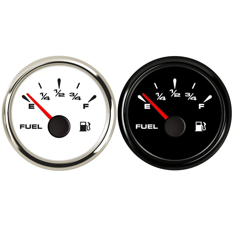 

Universal Marine Fuel Gauge Digital Fuel Level Gauge Waterproof Fuel Meter 7 Color Backlight 52Mm 12V/24V