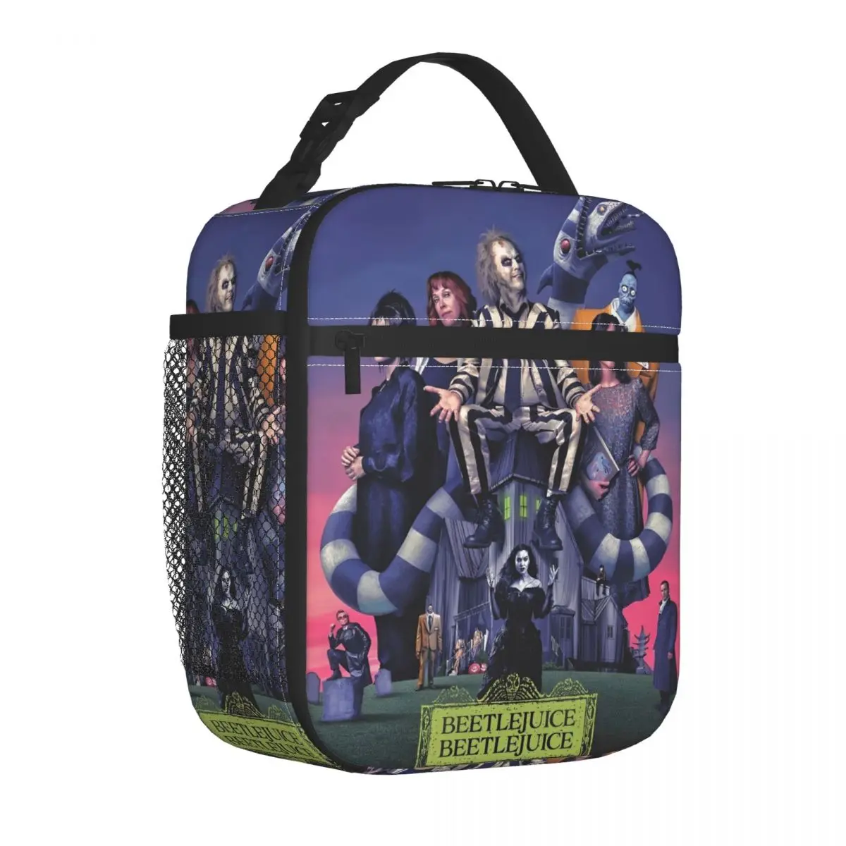 B-Beetlejuices Изолированные сумки для обеда Термосумка Контейнер 80-х годов