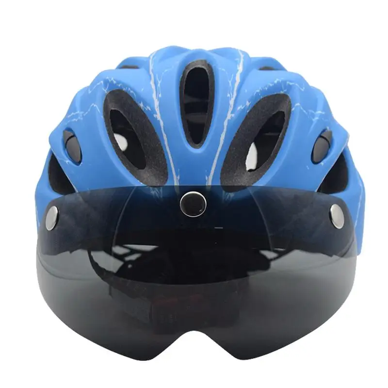 

Велосипедные шлемы с магнитными очками, шлемы для горных велосипедов для взрослых, регулируемые велосипедные шлемы для дорожного горного в...