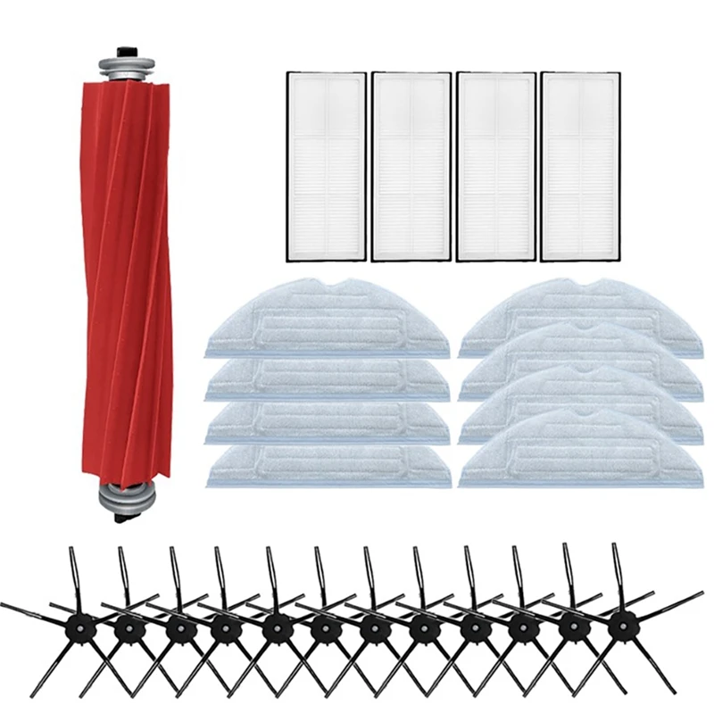 

Accessory Kit For Xiaomi Roborock G10/T7SPLUS/S7 Robot Hepa Filter Mopping Cloths Side Brush Replacement Parts