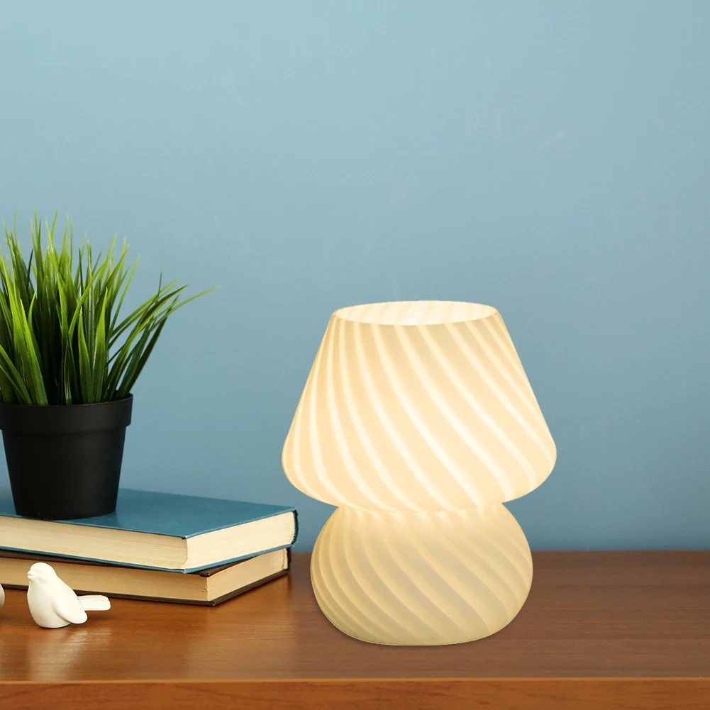 

Table Night Light Art Mushroom Design Bedroom Study Lamp Kid Favors Christmas Gift Home Living Room Decoration