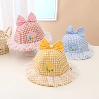 new summer baby kids dome lovely ventilation lace elegant fashion girls outdoor beautiful sunscreen princess bucket hats