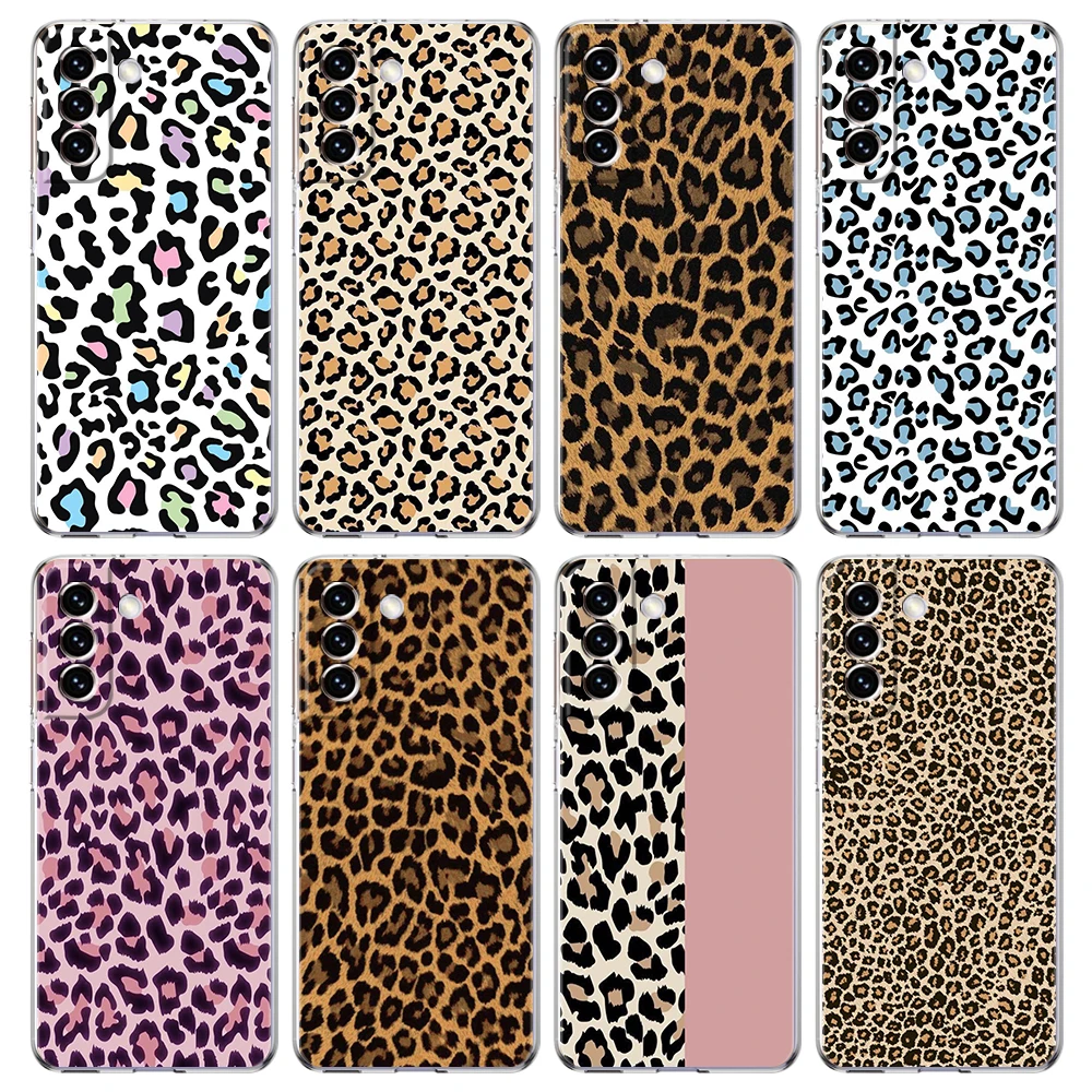 Чехол для телефона Samsung Galaxy S24 Ultra S23 FE S22 S20 S21 5G S10 S9 Plus S10E S8 силиконовый прозрачный