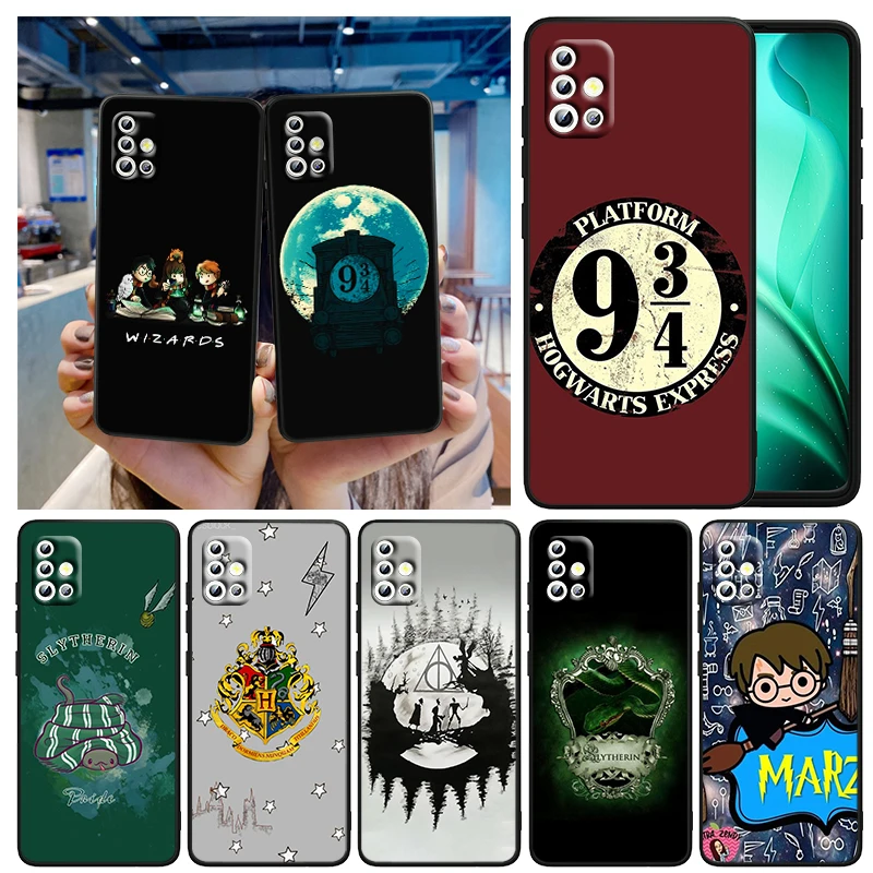 

Ring Potters Cartoon Harries For Samsung A73 A72 A71 A53 A52 A51 A42 A33 A32 A23 A22 A21S A13 A04 A04S A03 5G Black Phone Case