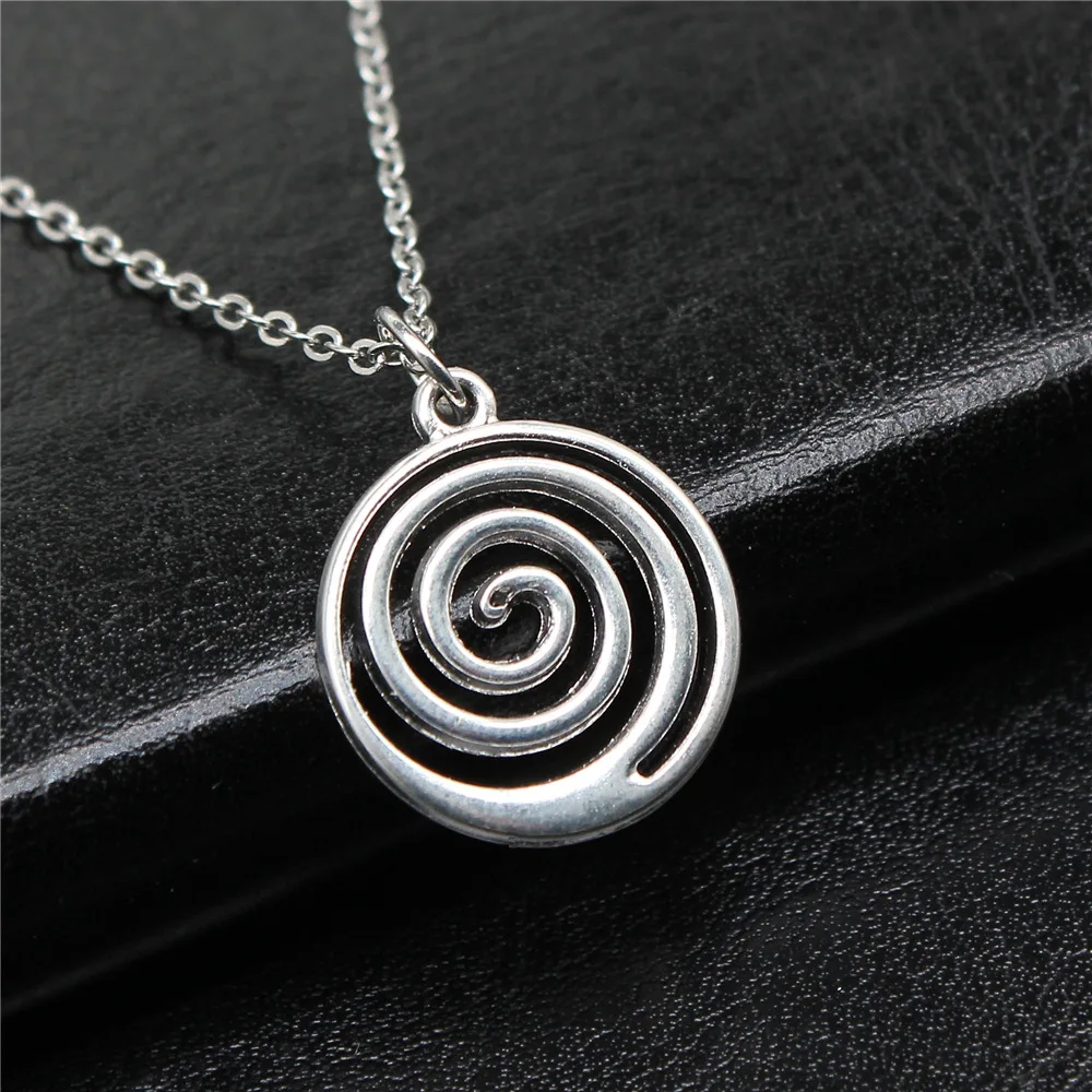 Прямая поставка античное серебряное ожерелье 17x17 мм с ворсом короткая цепь чокер