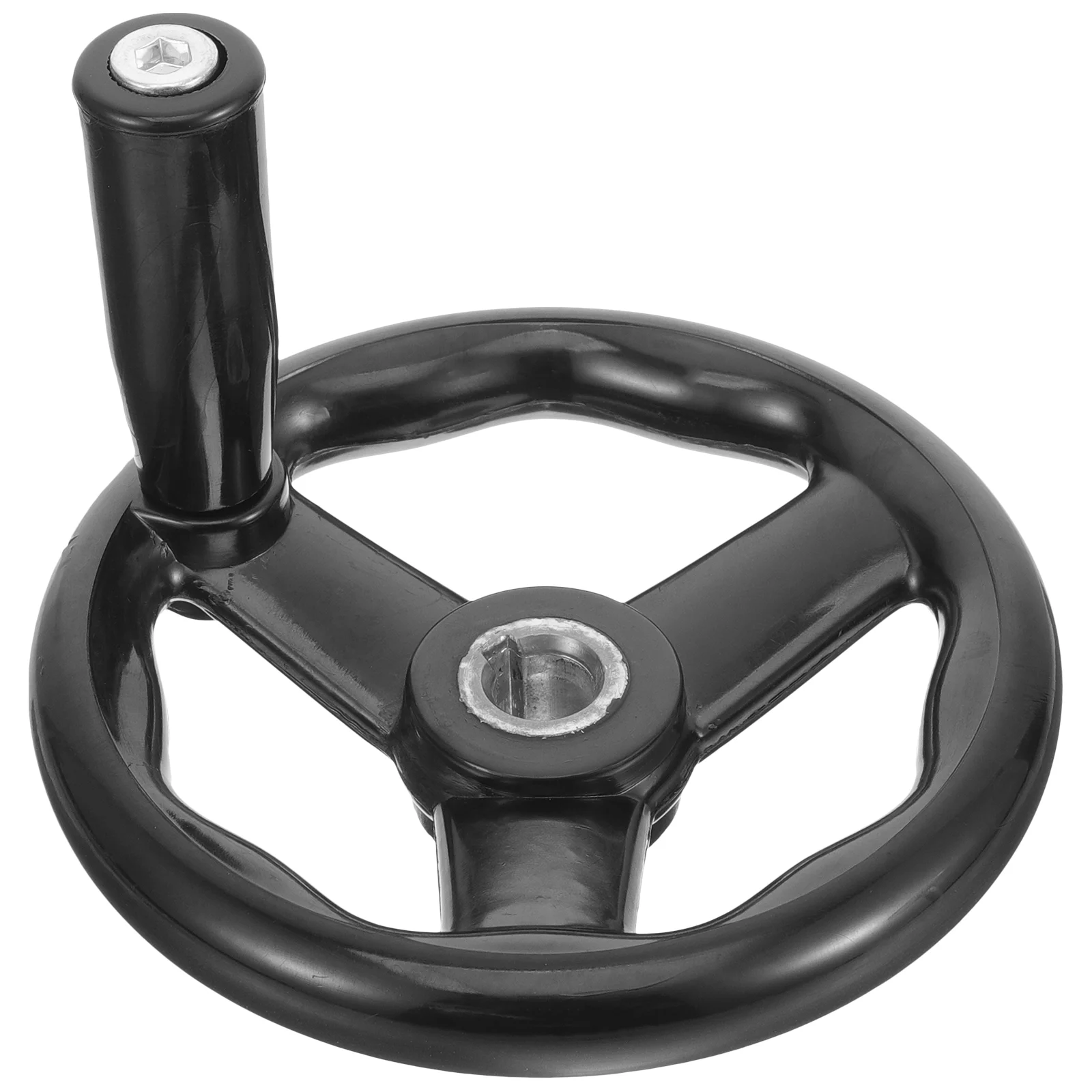 Простой в установке маховик фрезерный трехспицевой рукояткой нескользящий для