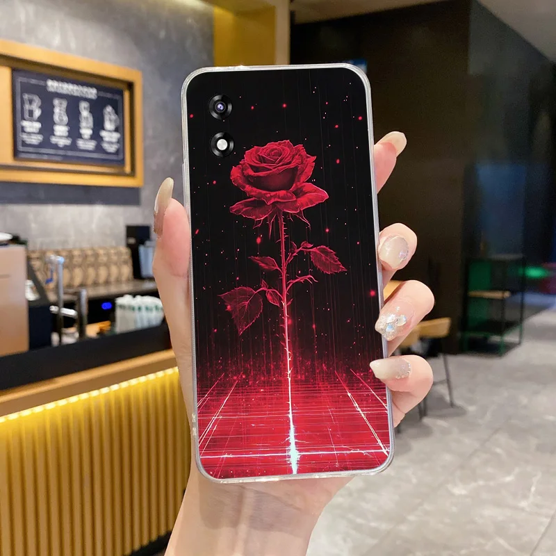 Фото Чехол для Qin 3 Ultra, роскошный прозрачный силиконовый чехол с мраморным рисунком для Duoqin Qin3 Ultra, мягкий прозрачный бампер. №3