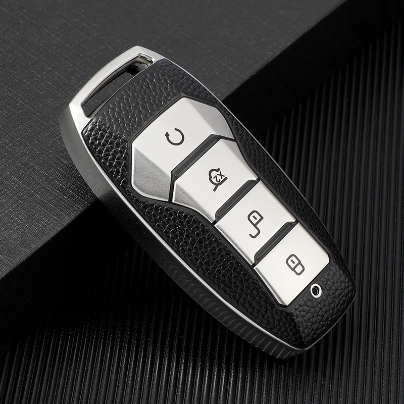 

Leather TPU Car Key Cover Protect Case Bag For BYD Tang DM Yuan EV Qin Pro Song MAX HAN S6 S7 G3 L3 M6 L6 E6 F0 F3 Accessories