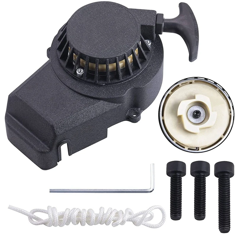 

Motorcycle Recoil Starter Pull Starter Kit For 2 Stroke 47Cc 49Cc Pocket Coolster SSR SX50 Mini Dirt Bike Moto Quad ATV