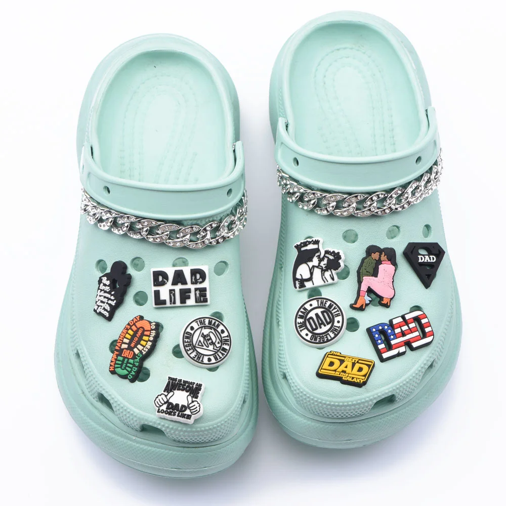 1 шт., украшение для обуви «Я люблю папу»