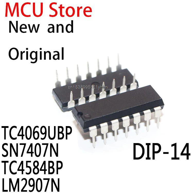 10 шт. DIP-14 TC4069BP DIP TC4069 TC4069U TC4069UB DIP14 SN7407 7407N TC4584 TC4584P LM2907 IC TC4069UBP SN7407N TC4584BP LM2907N