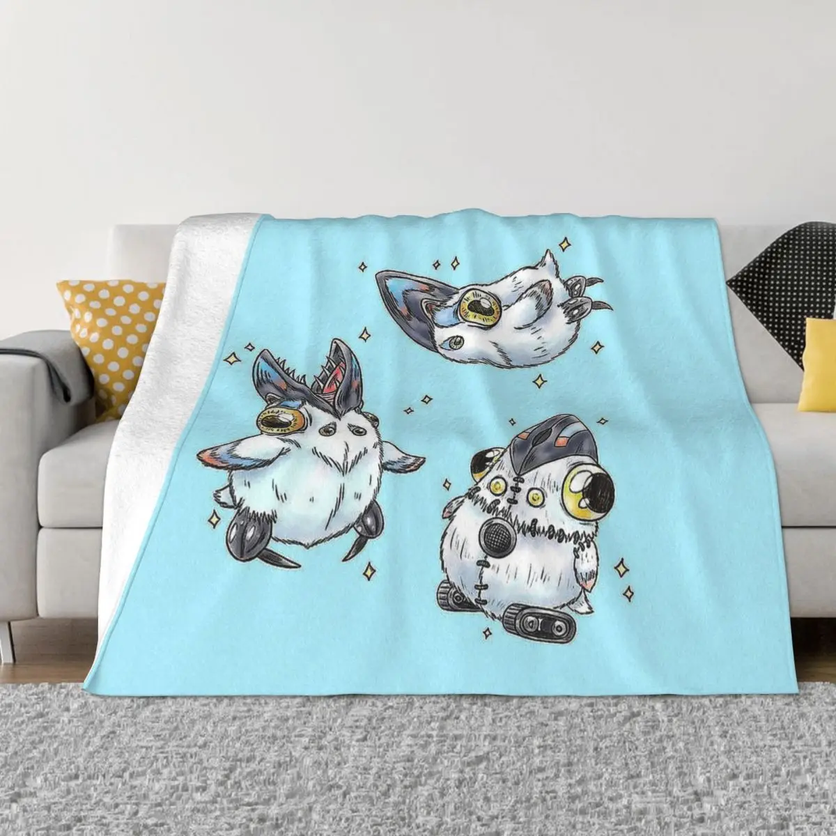 

Game Blanket Flannel Spring Autumn Subnautica Below Zero Pengwings Warm Throws For Winter Bedding