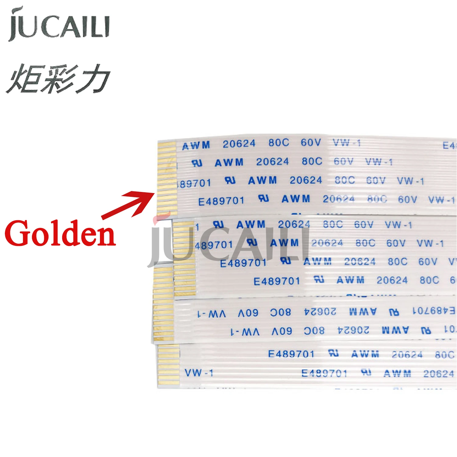 Фото Jucaili 4 шт. 14P кабель головки типа A для Epson 4720/I3200/i1600 Eco Solvent UV планшетный принтер печатающая головка плоский кабель для передачи данных 14pin №2