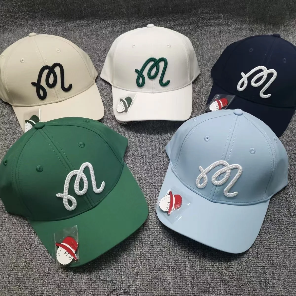 

MALBON golf hat baseball cap for men sport adjustable female golf cap with unisex brand