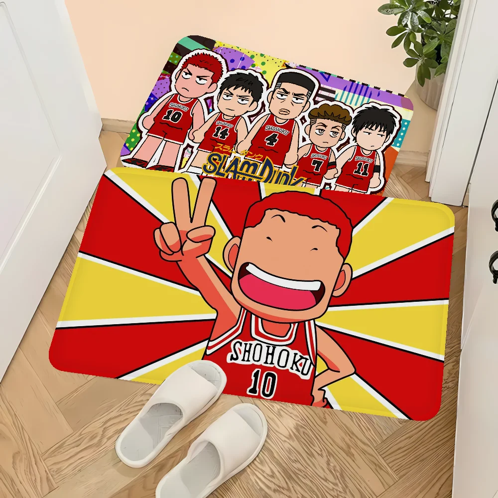 Ковер Slam Dunk с мультяшным принтом полиэстеровый напольный чехол для гостиной