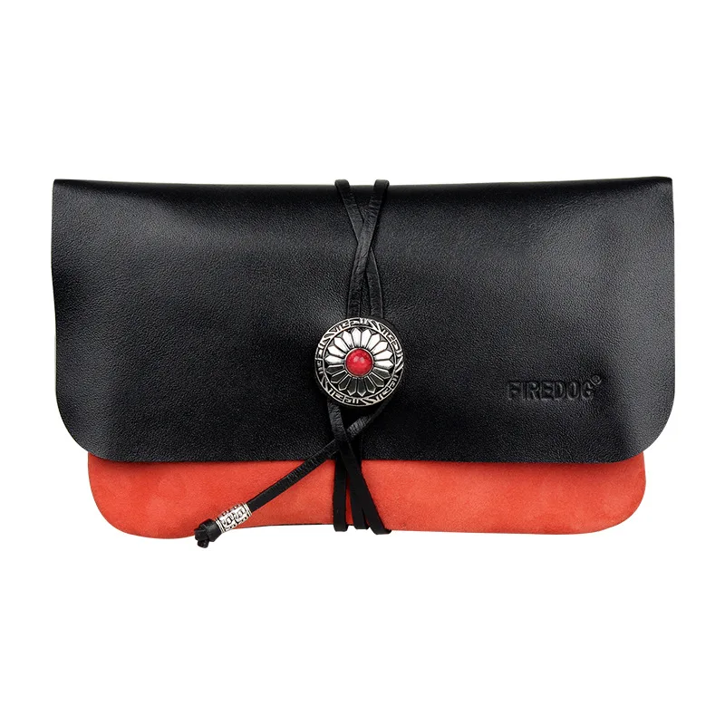 

Чехол из натуральной кожи с рисунком табака, курительной трубки