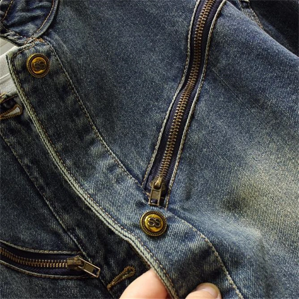 Дизайнерская Стильная джинсовая куртка 2024 женская короткая на молнии со