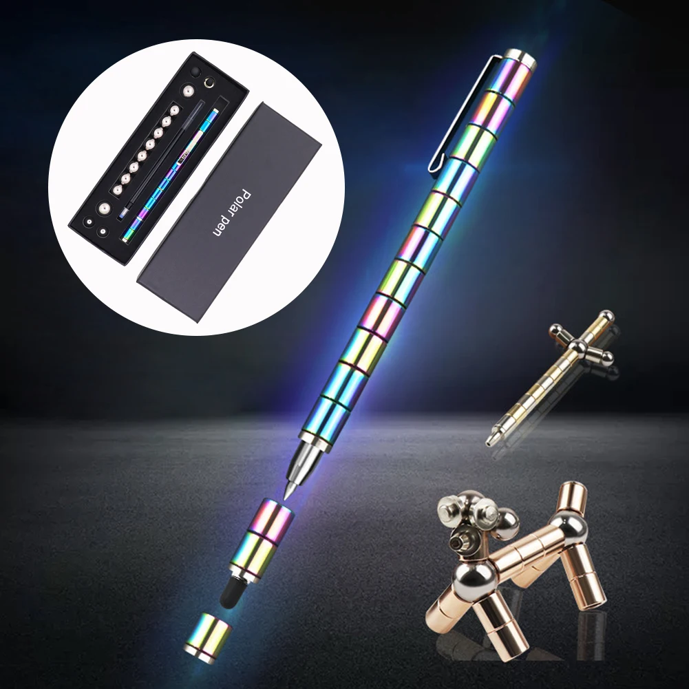 Веселая магнитная ручка в подарок металлическая разнообразная Магнитная