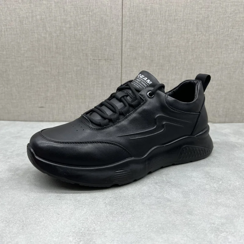 Мужская обувь из натуральной кожи новинка весны 2024 повседневная спортивная