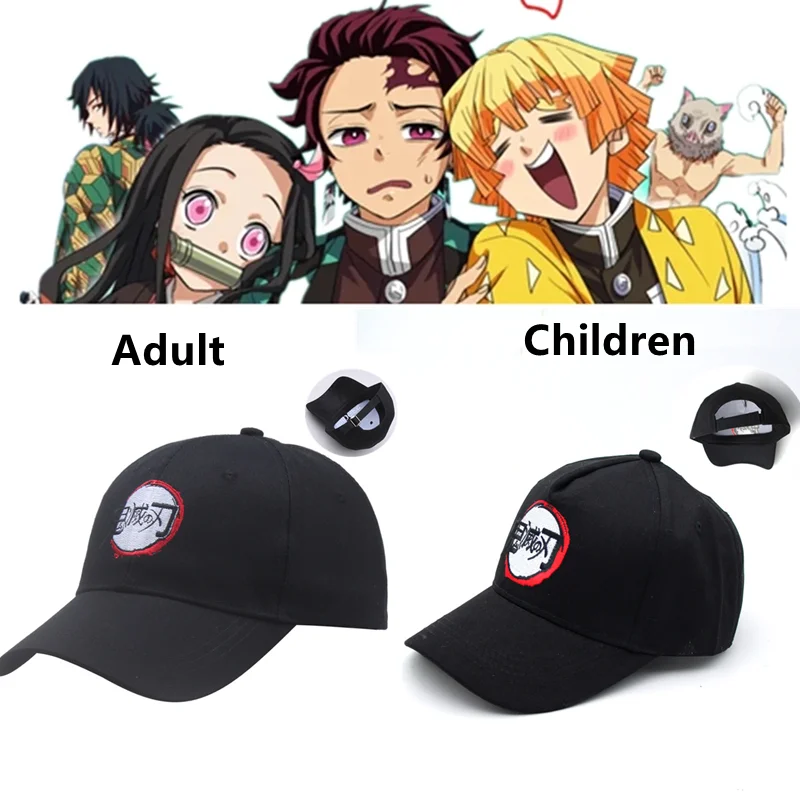

Anime Demon Slayer Kamado Nezuko Rengoku Kyoujurou Cap Cosplay Adjustable Baseball Hat Sunshade Hats Outdoor Gifts Prop