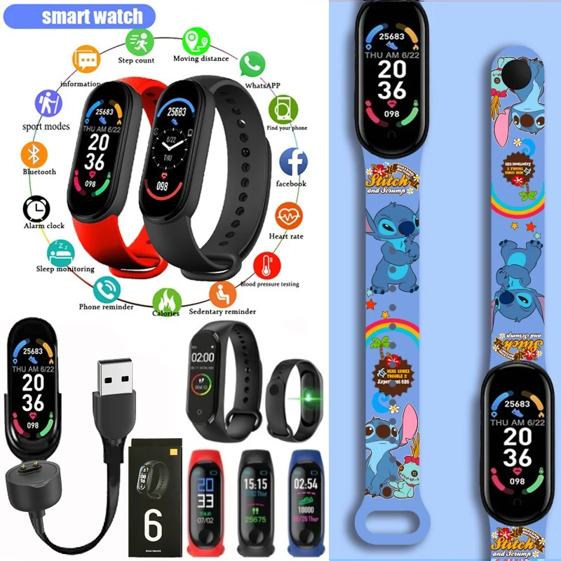 Смарт-часы Stitch часы с шагом Bluetooth синхронная информация о телефоне для мужчин и