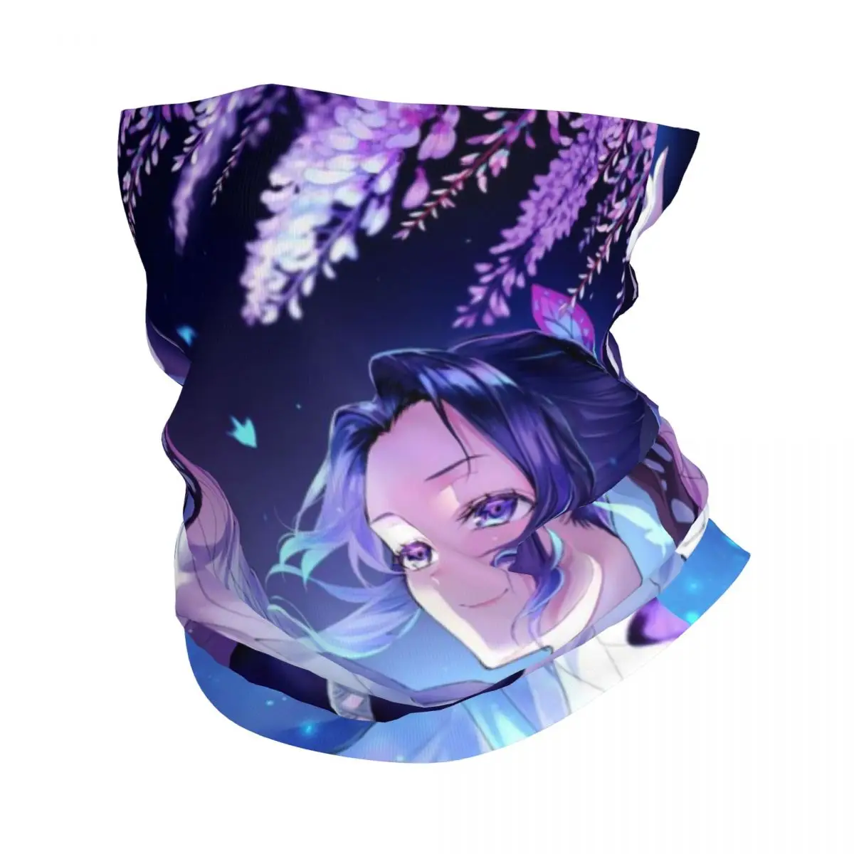 

Demon Slayer Shinobu Kocho 2 Cycling Bandana Mask Scarf Mask Trekking Buffs Neck Warmer Cycling Motorcycle Scarf