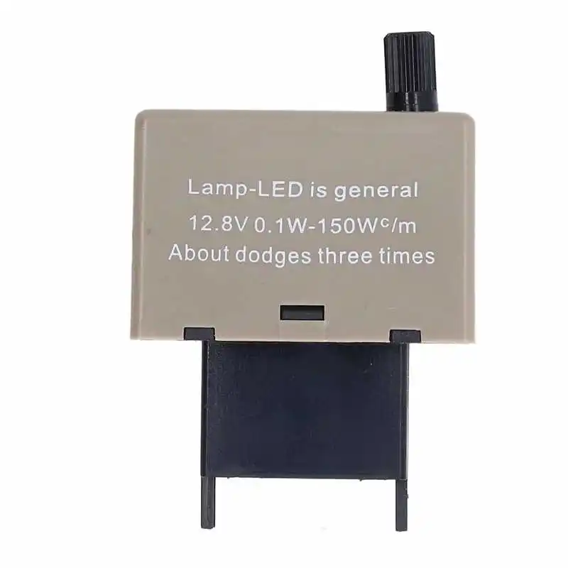 

8P KT 8 Pin Flasher Relay Adjustable Waterproof LED Electronic Flasher Relay for Light Bulbs 10A