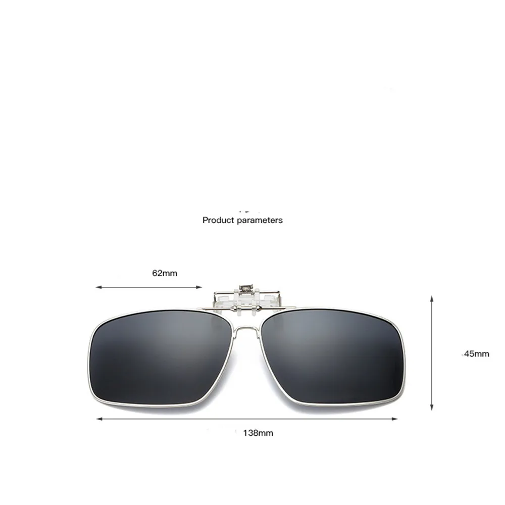 Очки с клипсой для близорукости оправой поляризационные солнцезащитные