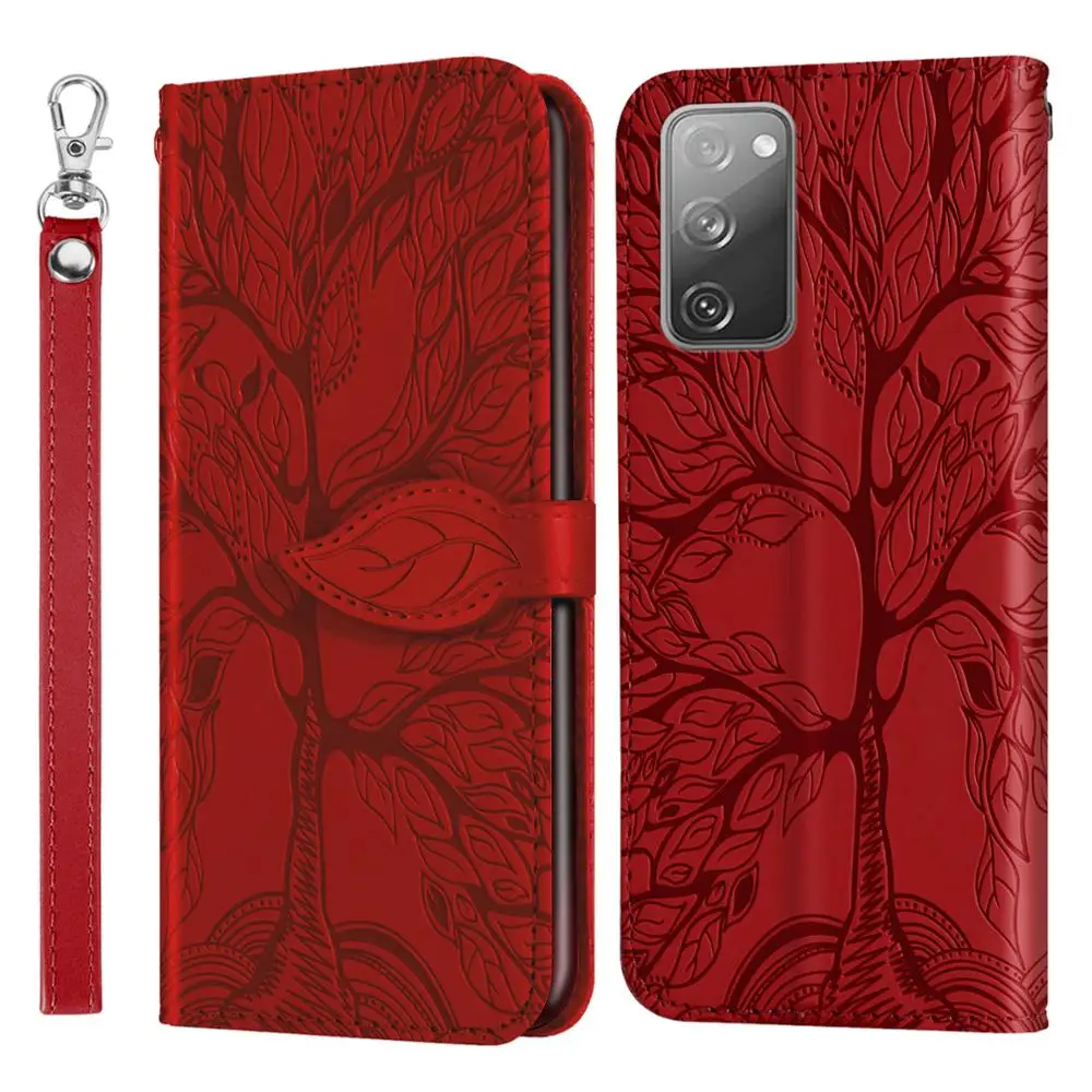 

Кожаный чехол LifeTree 3D для Samsung Galaxy S8 S9 S10 Plus S20 FE S10e, флип-чехол для Note 8 9 10 20 Pro Ultra M51, чехол