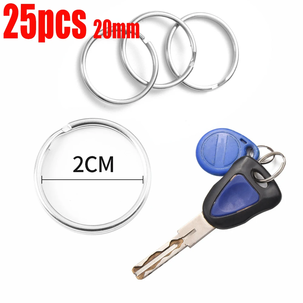 

10-50 шт., Металлические Брелоки для ключей, 20-30 мм