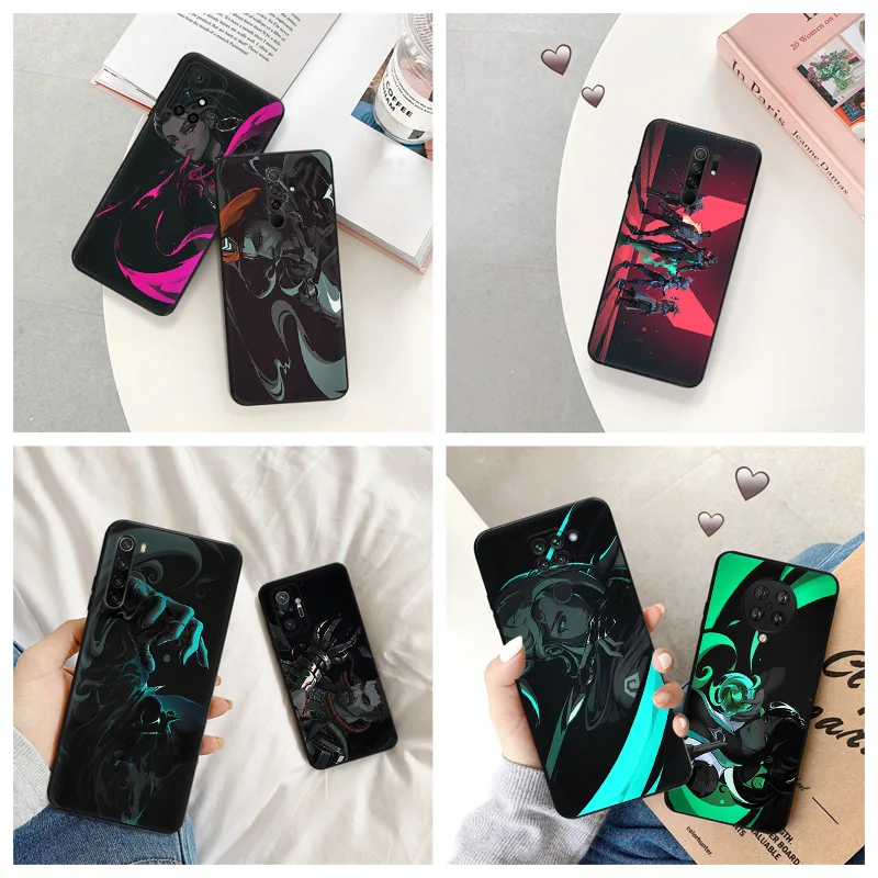 Силиконовые черные чехлы для телефонов Redmi Note 8 7 K60E K40S K50 8T Xiaomi Mi 10 10t Note10 11t Pro 11 Lite