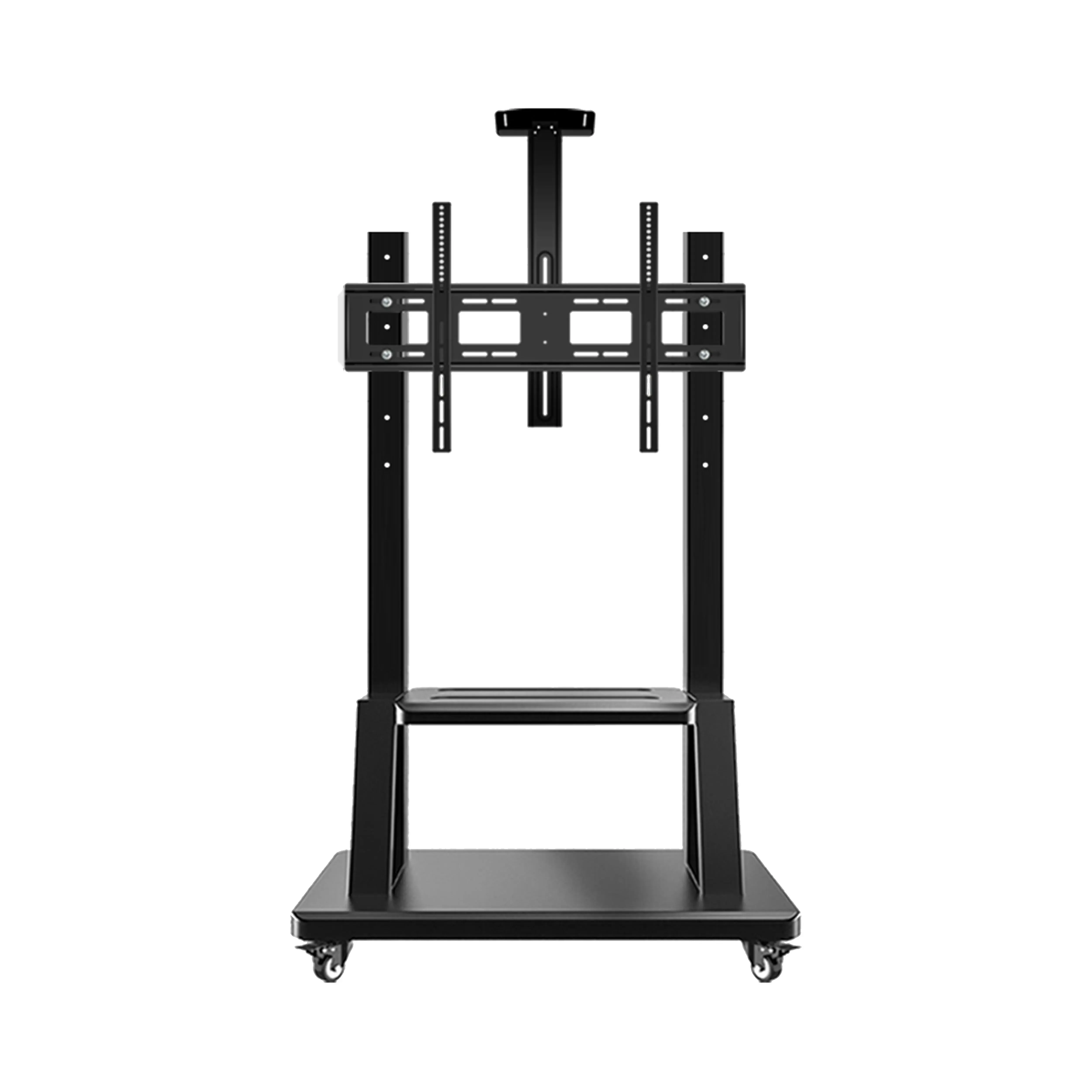 NBJOHSON 55-100 дюймов VESA 900*600 мм подвижные тележки с полкой AV