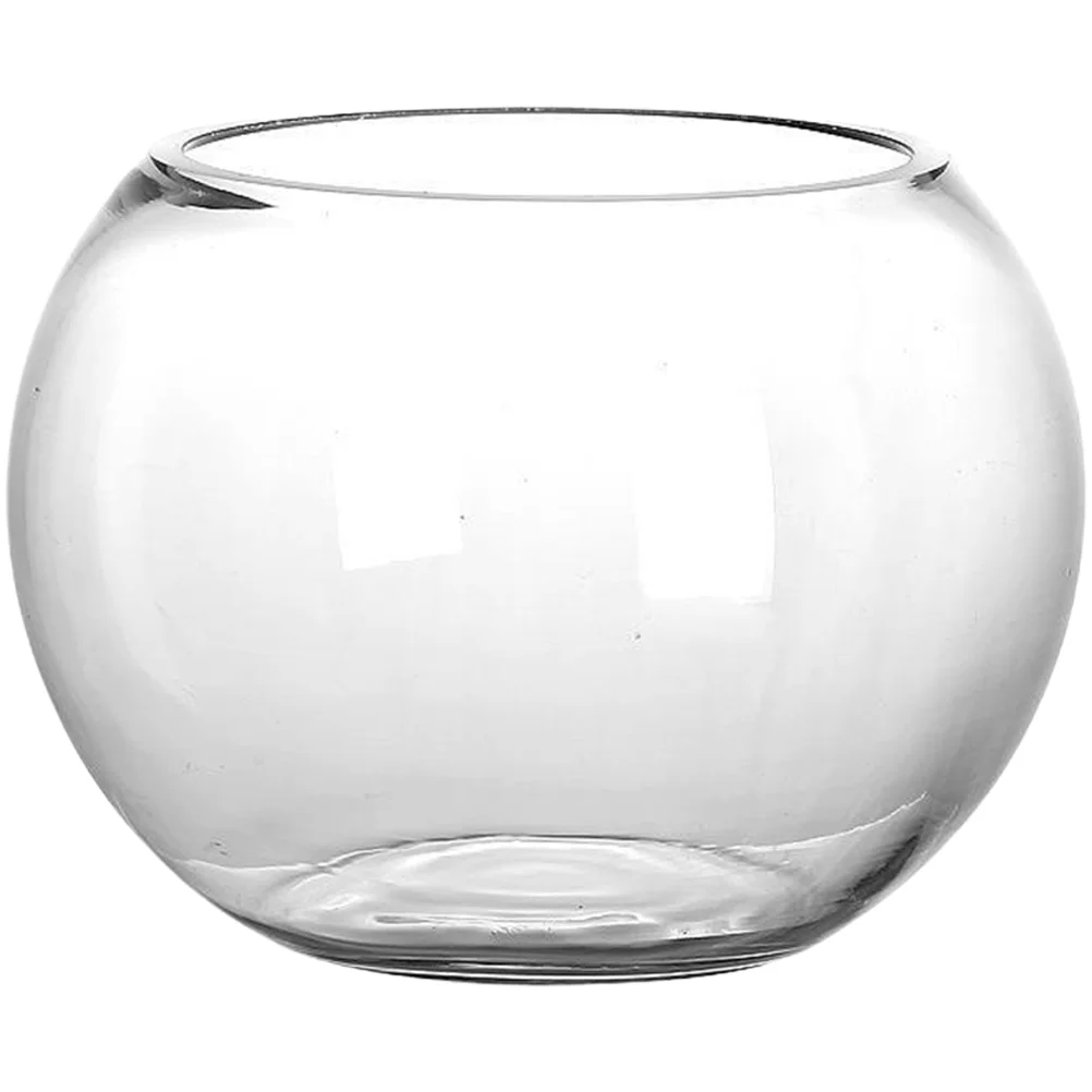 

Bowl Tank Terrarium Vase Round Clear Planter Bubble Aquarium Container Floral Holder Goldfish Transparent Globe Bowls Jar